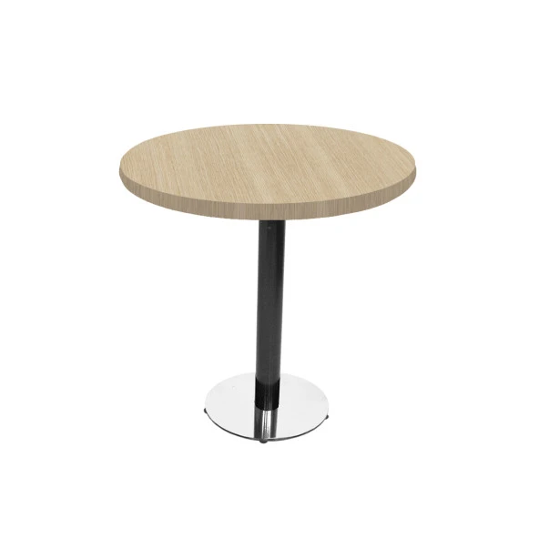 Karanfil Laminat Yuvarlak Masa Q70 - White Oak ürün görseli