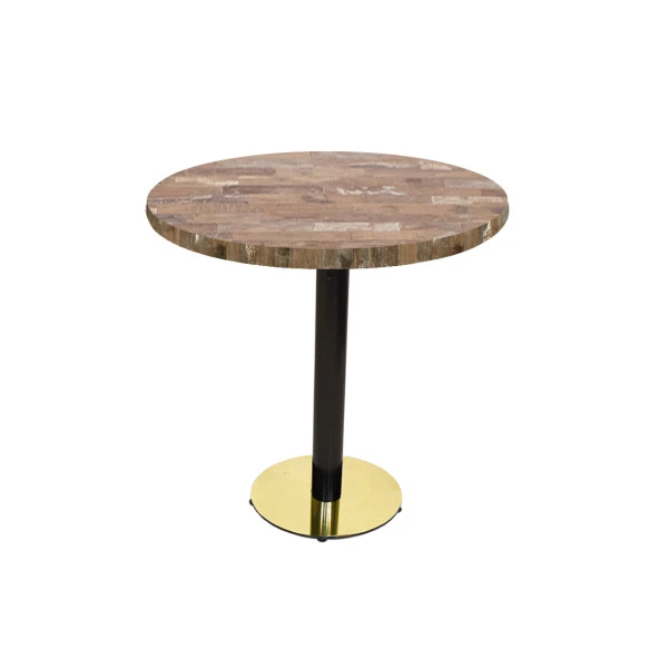 Karanfil Laminat Gold Yuvarlak Masa Q80 - Maracibo