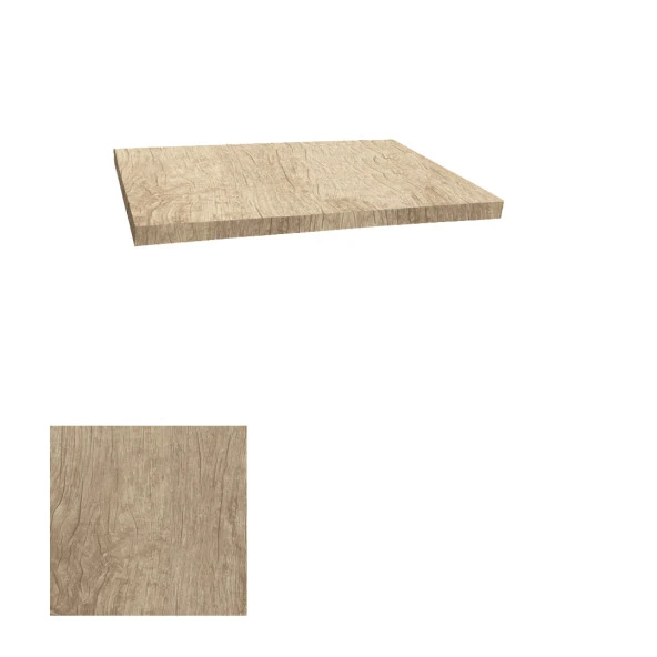 Laminat Masa Tablası (110x110) - Rustic Light Oak ürün görseli