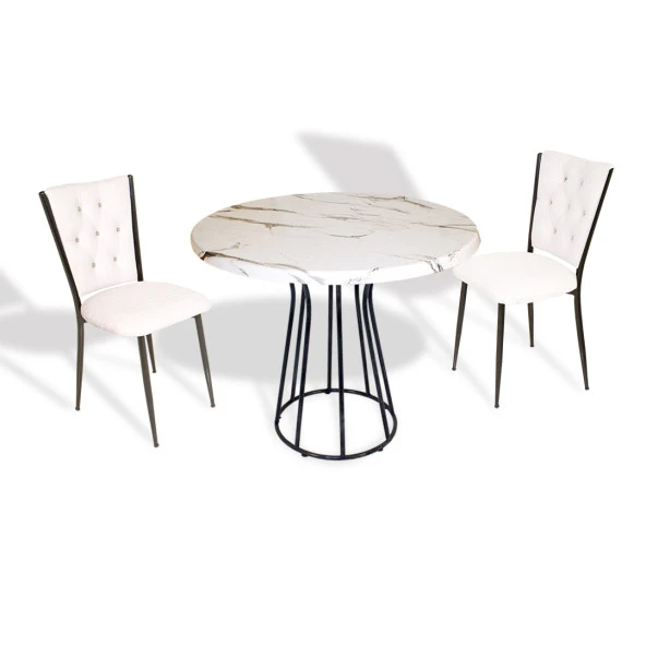 Palermo Werzalit - Kapitoneli Fiskos Takımı Q80 - Bianca Carrara Beyaz