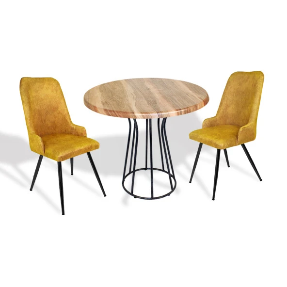 Palermo Werzalit - Çırağan Fiskos Takımı Q80 - Indiana Wood Sarı