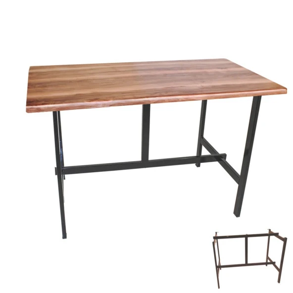 Capella Werzalit Mutfak Masası 80x120 (ESB-SIYAH) - Indiana Wood ürün görseli 1