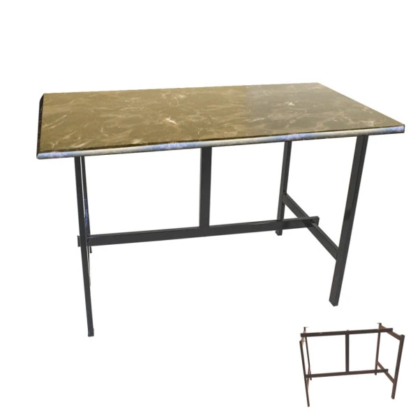 Capella Werzalit Mutfak Masası 80x140 (ESB-SIYAH) - Karacabey Mermer ürün görseli