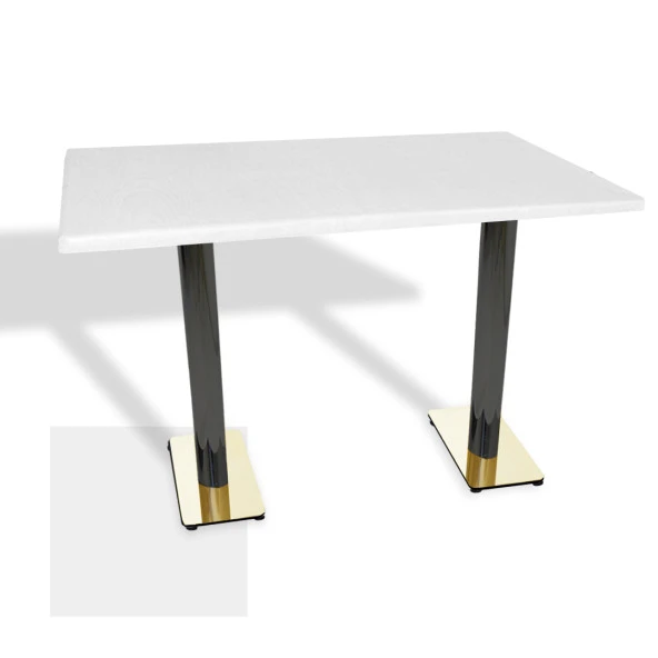 Karanfil Gold Werzalit Masa (80x140) - Beyaz