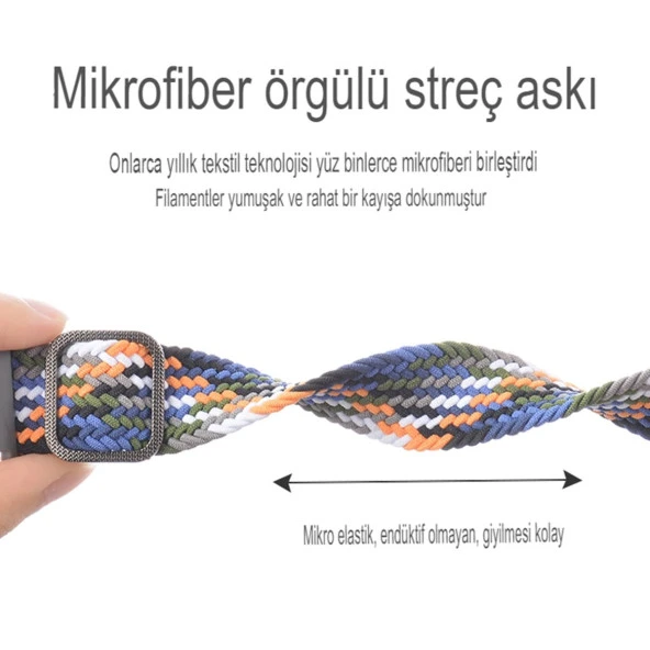 Tfy Store Watc 42-44-45-49 mm Uyumlu Çoklu Renk Star Kordon - 12