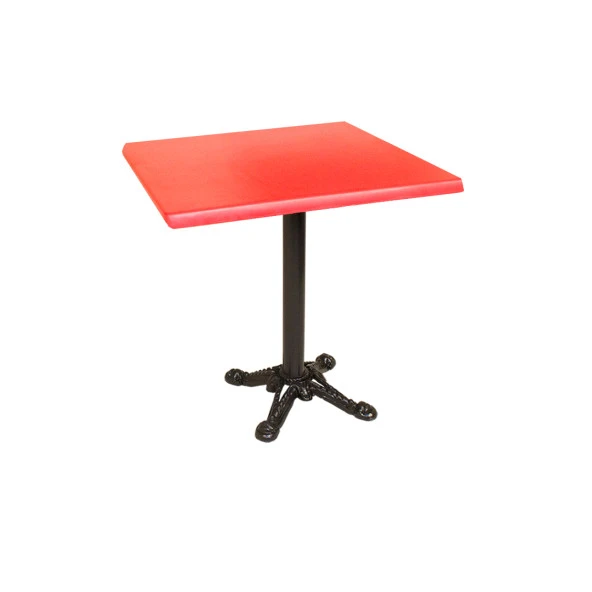 Çipa Werzalit Kare Masa ESB 80X80 - Kırmızı