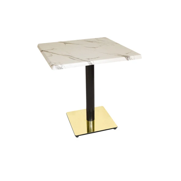 Karanfil Werzalit Gold Kare Masa 80X80  - Afyon Mermer