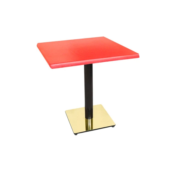 Karanfil Werzalit Gold Kare Masa 80X80  - Kırmızı