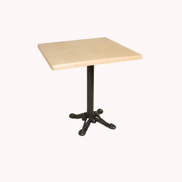 Çipa Werzalit Kare Masa ESB 60x60 - Akçaağaç