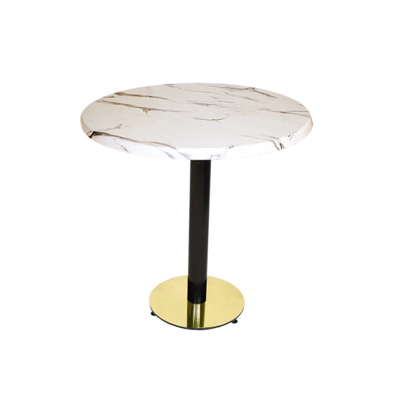 Karanfil Werzalit Yuvarlak Gold Masa Q90 - Afyon Mermer ürün görseli