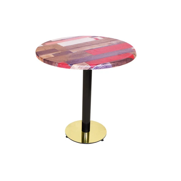 Karanfil Werzalit Yuvarlak Gold Masa Q90 - Red Wood