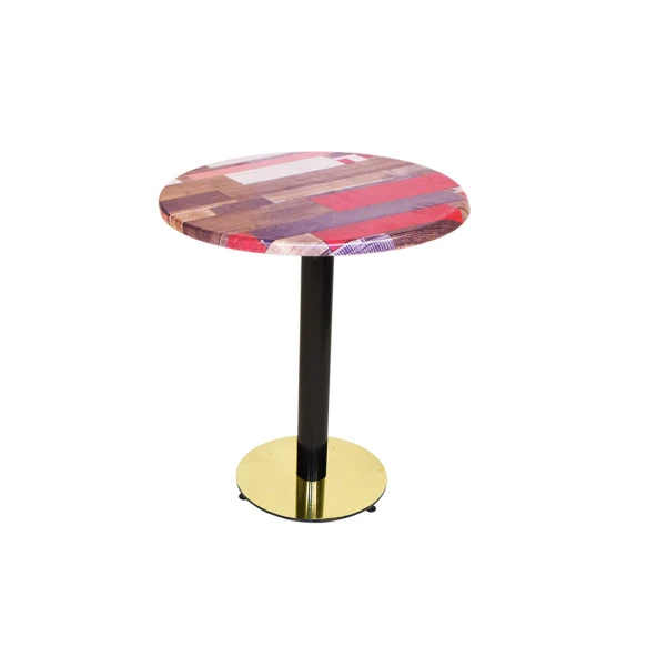 Karanfil Werzalit Yuvarlak Gold Masa Q70 - Red Wood