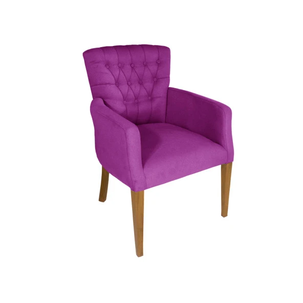 Kapitoneli Berjer - Mor ürün görseli 1