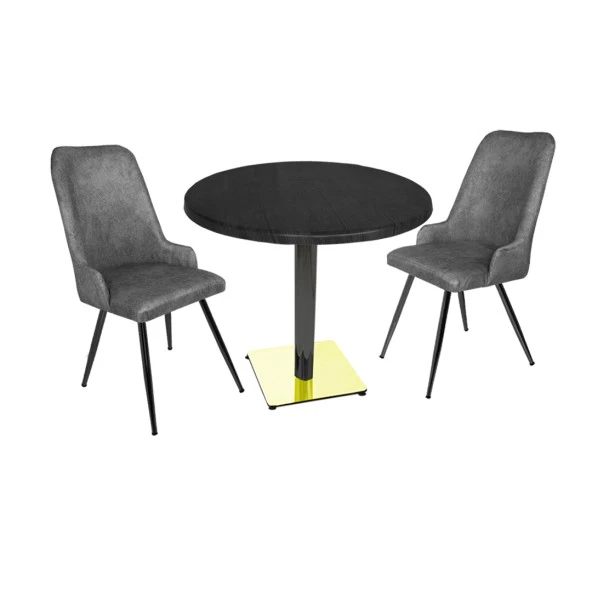 Karanfil Gold Werzalit Yuvarlak - Çırağan Gold Fiskos Seti (Q90) - Füme