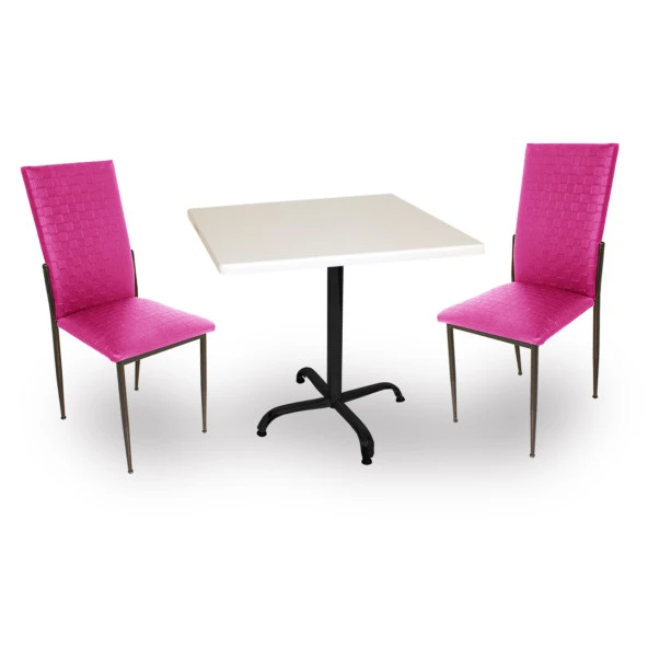 Indigo Werzalit Kare - Gözde Fiskos Seti (80x80) - Mor