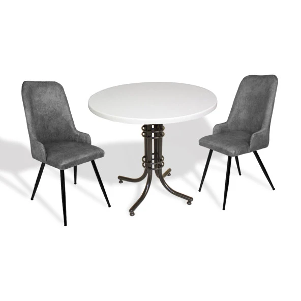 Buket Werzalit Yuvarlak ESB-Çırağan Fiskos Seti - Füme