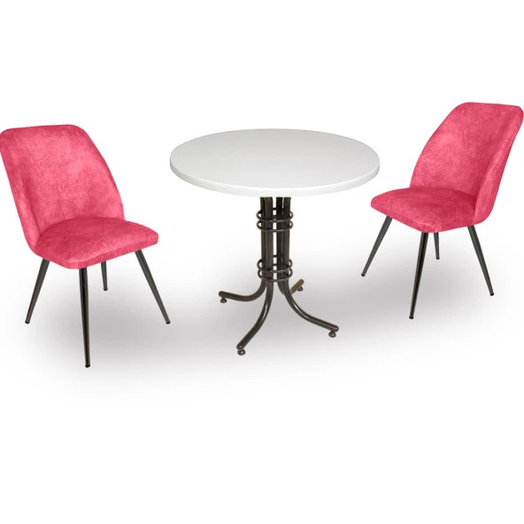 Buket Werzalit Yuvarlak ESB - Nilüfer Fiskos Seti - Pembe