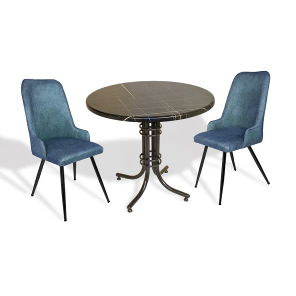 Buket Werzalit Yuvarlak ESB-Çırağan Fiskos Seti - Mavi