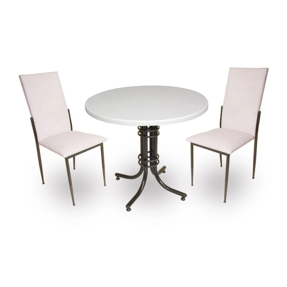 Buket Werzalit Yuvarlak ESB-Gözde Fiskos Seti - Beyaz