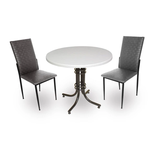 Buket Werzalit Yuvarlak ESB-Gözde Fiskos Seti - Siyah