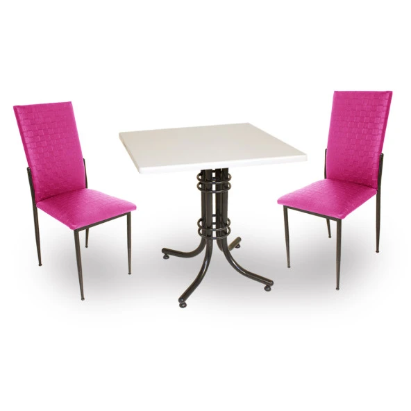 Buket Werzalit Kare ESB -Gözde 2li Mutfak Masa Takımı - Mor