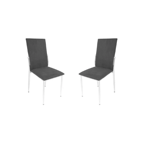 Gözde Sandalye (Kumaş) (2 Adet ) - Siyah