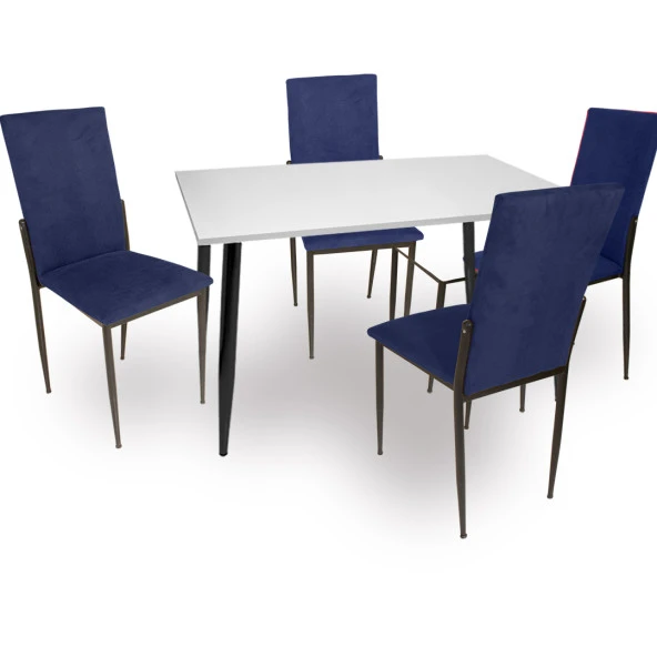 Manolya - Gözde ESB Mutfak Masa Takımı - Lacivert