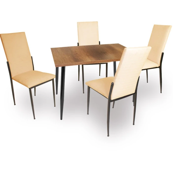 Manolya - Gözde Mutfak Masa Takımı - Kapiçino