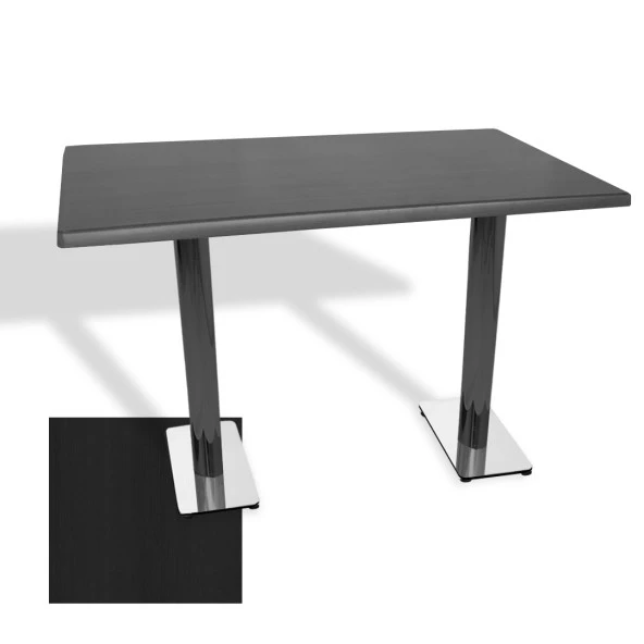 Karanfil Werzalit Masa (70x120) - Siyah ürün görseli