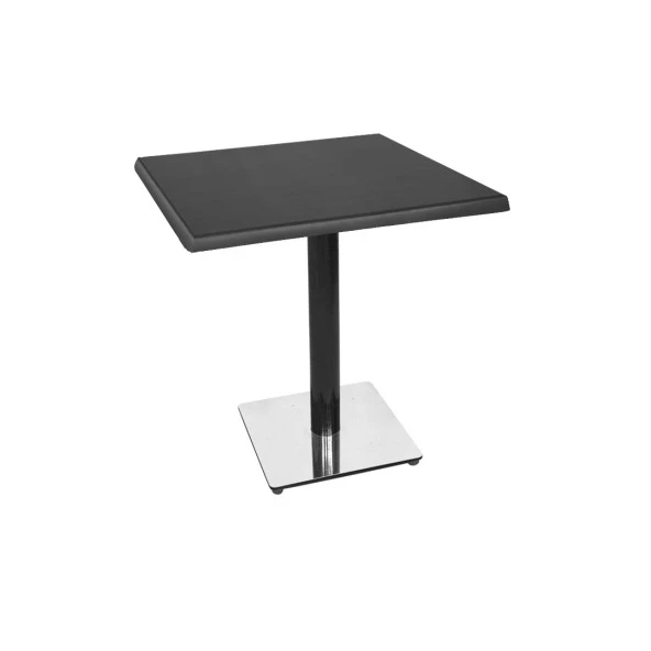 Karanfil Werzalit Kare Masa 80X80 - Siyah ürün görseli