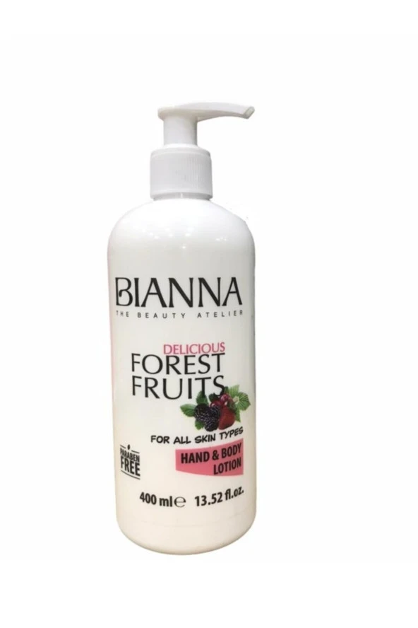 Bianna Forest Fruits ( Böğürtlenli ) El Ve Vücut Kremi 400ml