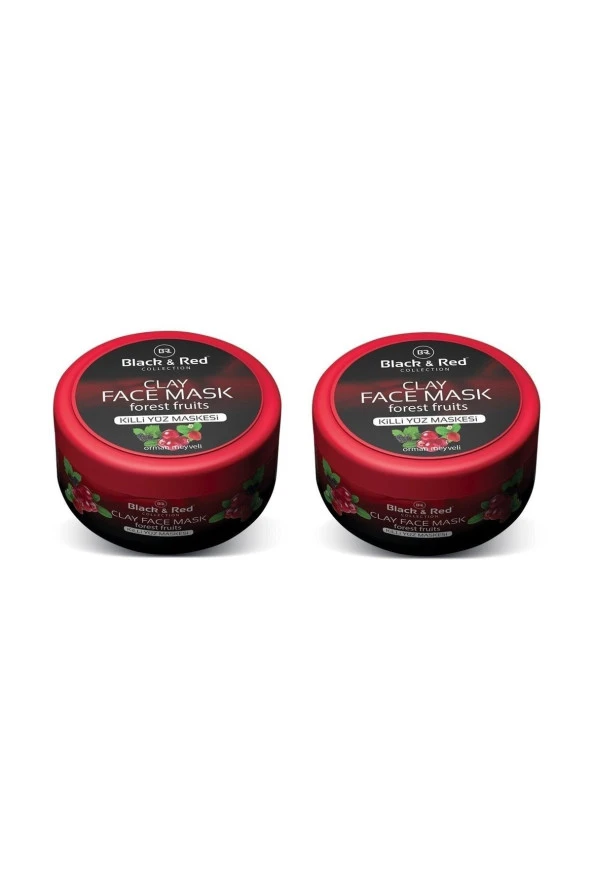 Black Red Killi Yüz Temizleme Maskesi Orman Meyveli 400 g 2 Adet