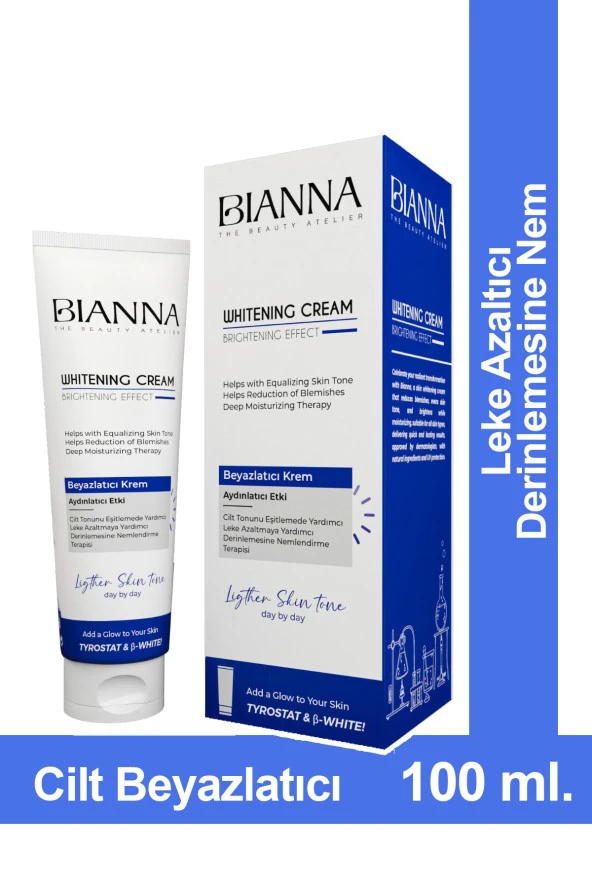 Bianna Beyazlatıcı Krem - Leke Azaltıcı - Cilt Tonu Eşitleyici 100 ml.