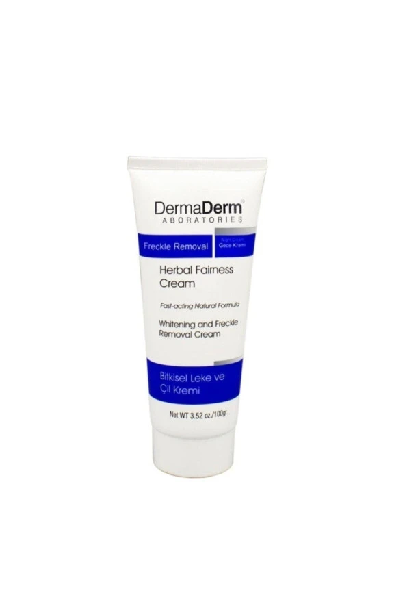 DermaDerm Doğal Leke Giderici Cilt Yüz Beyazlatcı Gece Kremi 100gr - 2