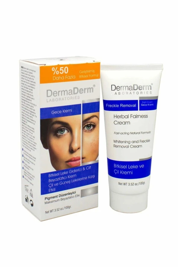 DermaDerm Gece Kremi Leke Kremi 100 G