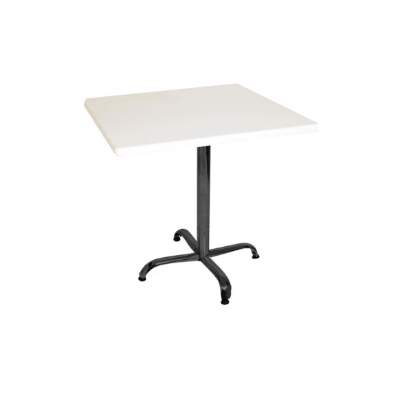 Indigo Werzalit Kare Mutfak Masası 70x70 (ESB-SİYAH) - Beyaz ürün görseli