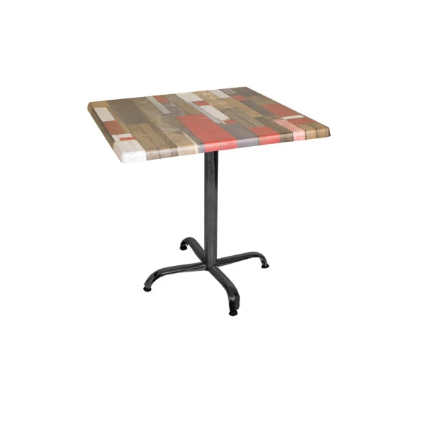 Indigo Werzalit Kare Mutfak Masası 60x60 (ESB-SİYAH) - Red Wood