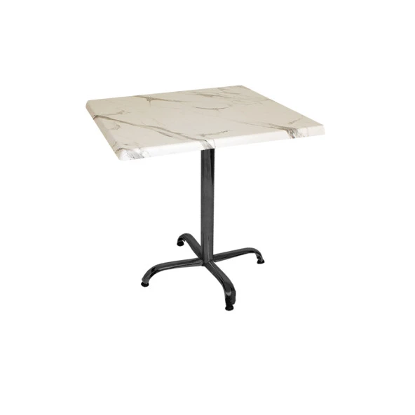 Indigo Werzalit Kare Mutfak Masası 60x60 (ESB-SİYAH) - Afyon Mermer ürün görseli 1