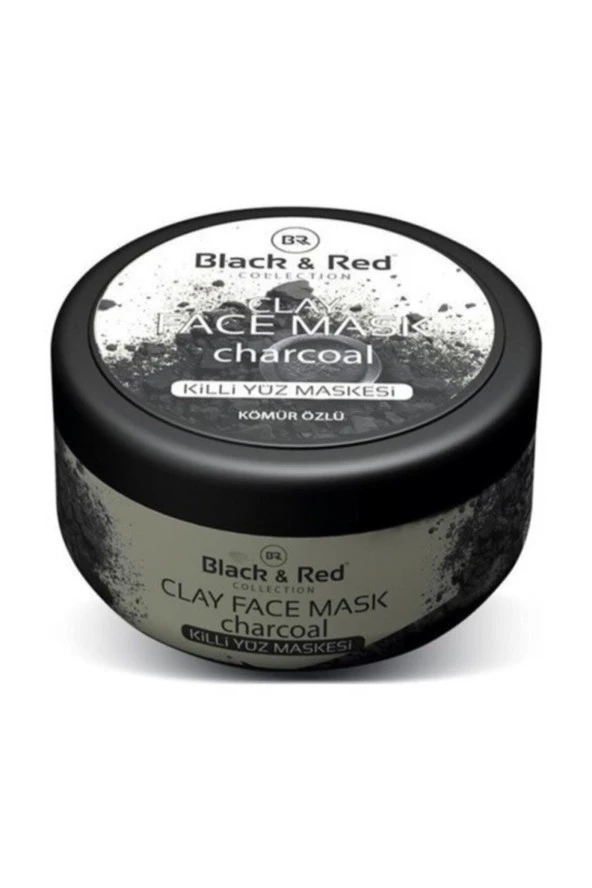 Black Red Kil Yüz Maskesi 400ml. Kömür Charcoal