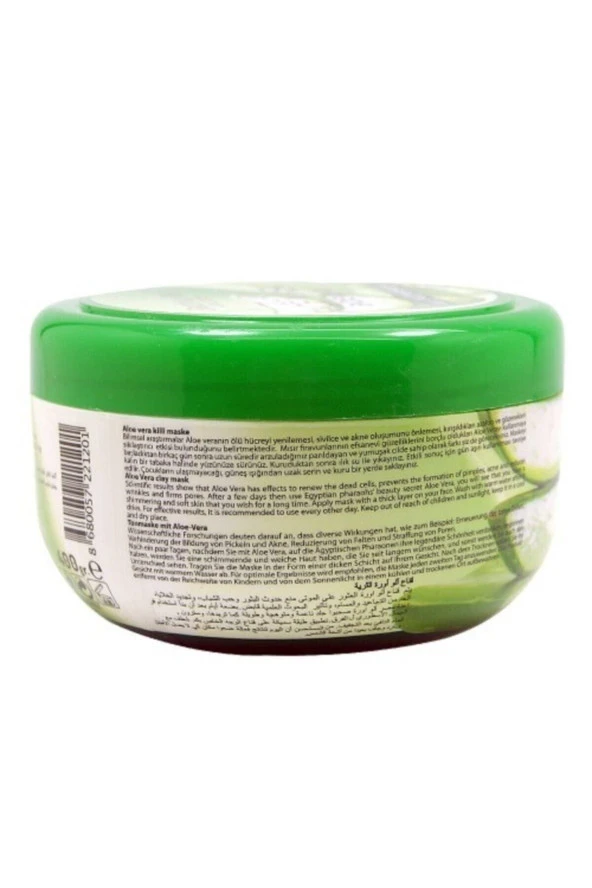 Black Red Aloe Vera Özlü Kil Yüz Maskesi 2x400ml 2 Adet - 2