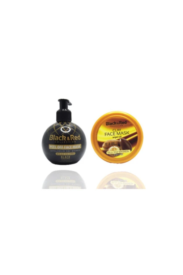 Black Red Soyulabilir Black Argan Yüz Maskesi