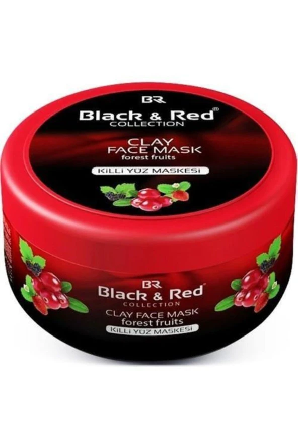 kervansanal Black&red Clay Face Mask Orman Meyveli Killi Yüz Maskesi