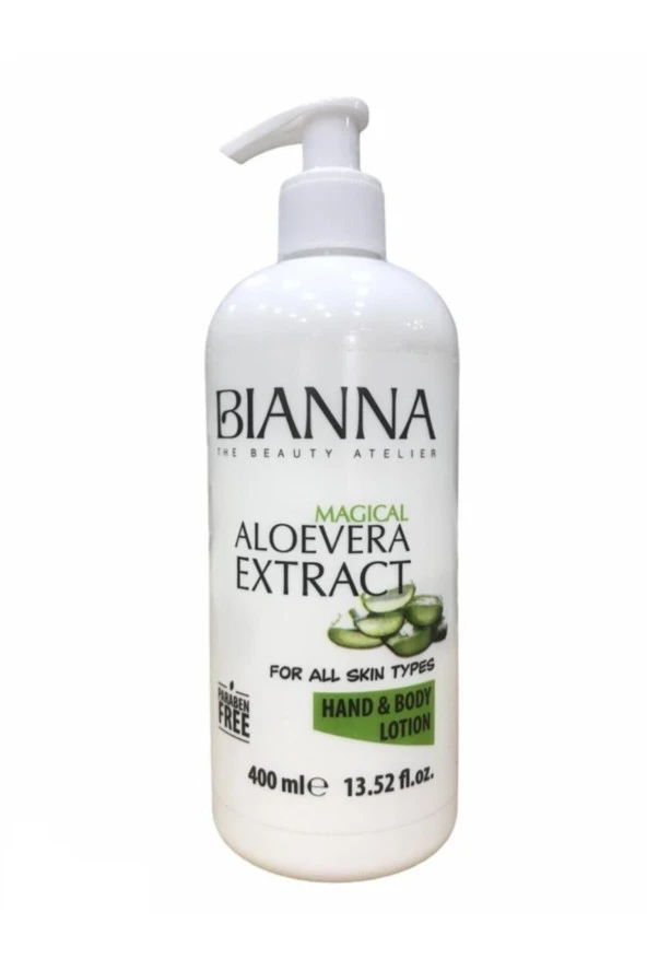 Bianna Aloevera Extract El ve Vücut Kremi 400 ml