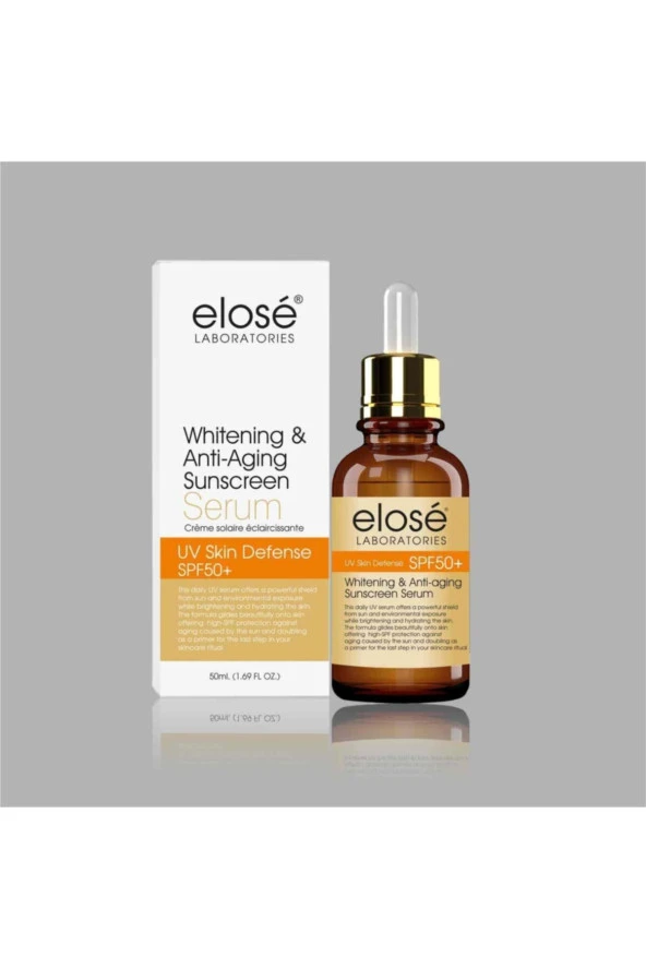 Elose Spf 50+ Beyazlatıcı Etkili Güneş Koruma Serumu 50ml