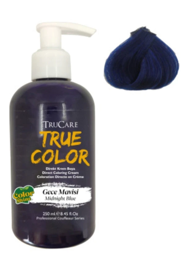 Trucare Truecolor Saç Boyası Gece Mavi 250 Ml