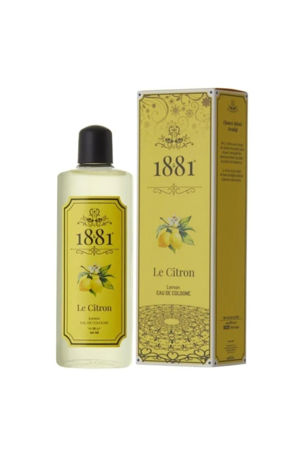 1881 Lemon Le Citron Kolonya 250 ml Cam Şise