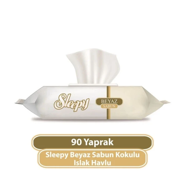 Sleepy Islak Havlu Beyaz Sabun Kokulu 2 Li