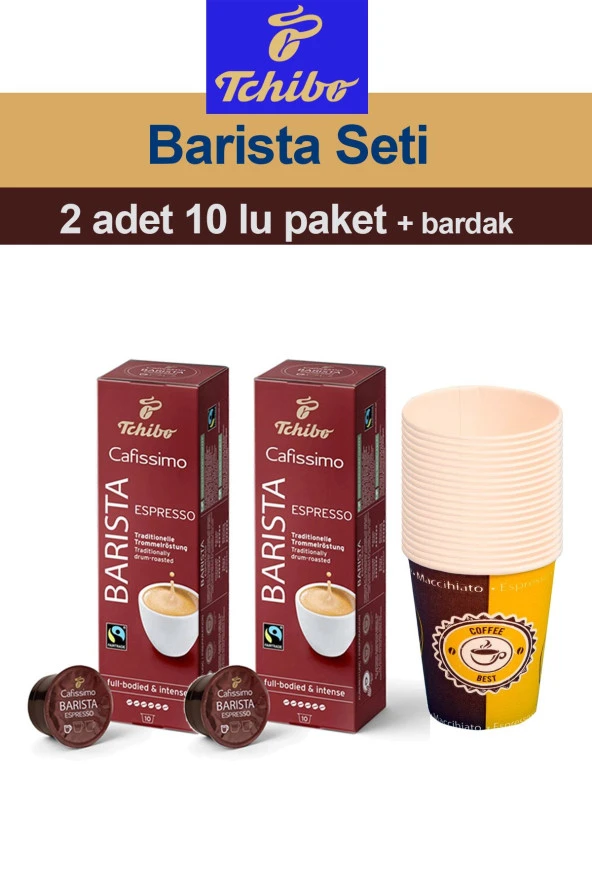 Tchibo Cafissimo Barista Espresso 2x10 Adet Kapsül Kahve