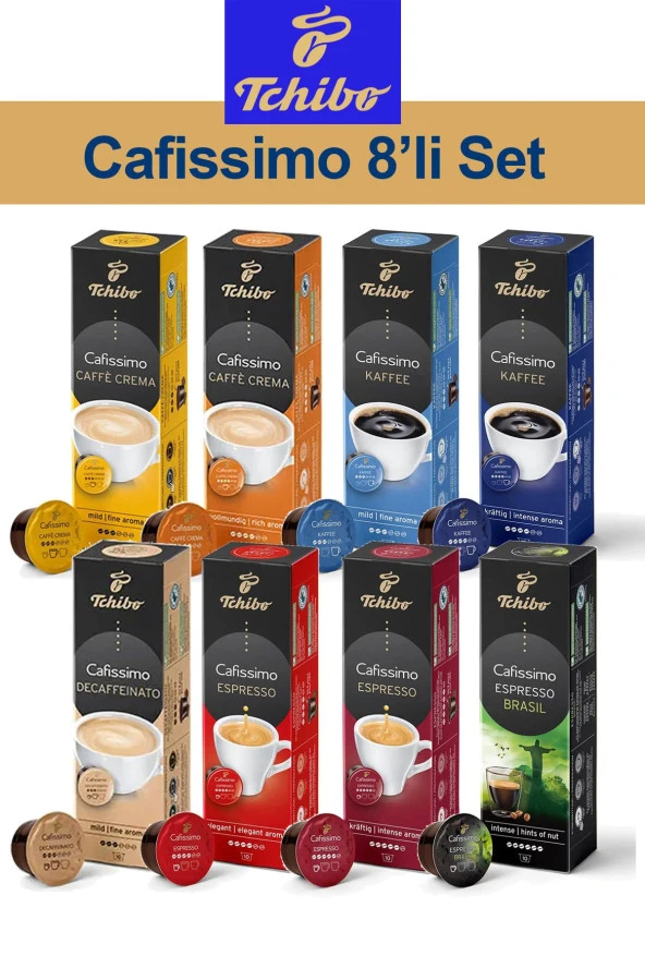 Tchibo Cafissimo 8'li Kahve Seti 8x10 v3