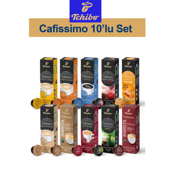 Tchibo Cafissimo 10'lu Kahve Tadım Seti 10x10 100 adet - 1